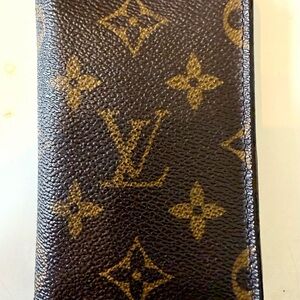 Louis Vuitton Brown and Gold Monogram Card Holder